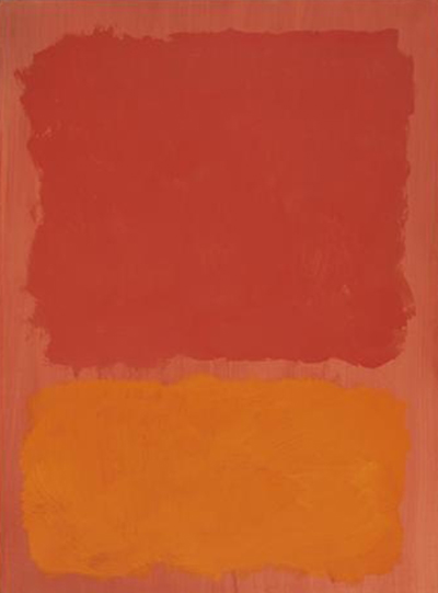 Untitled (Red and Orange on Salmon) Mark Rothko